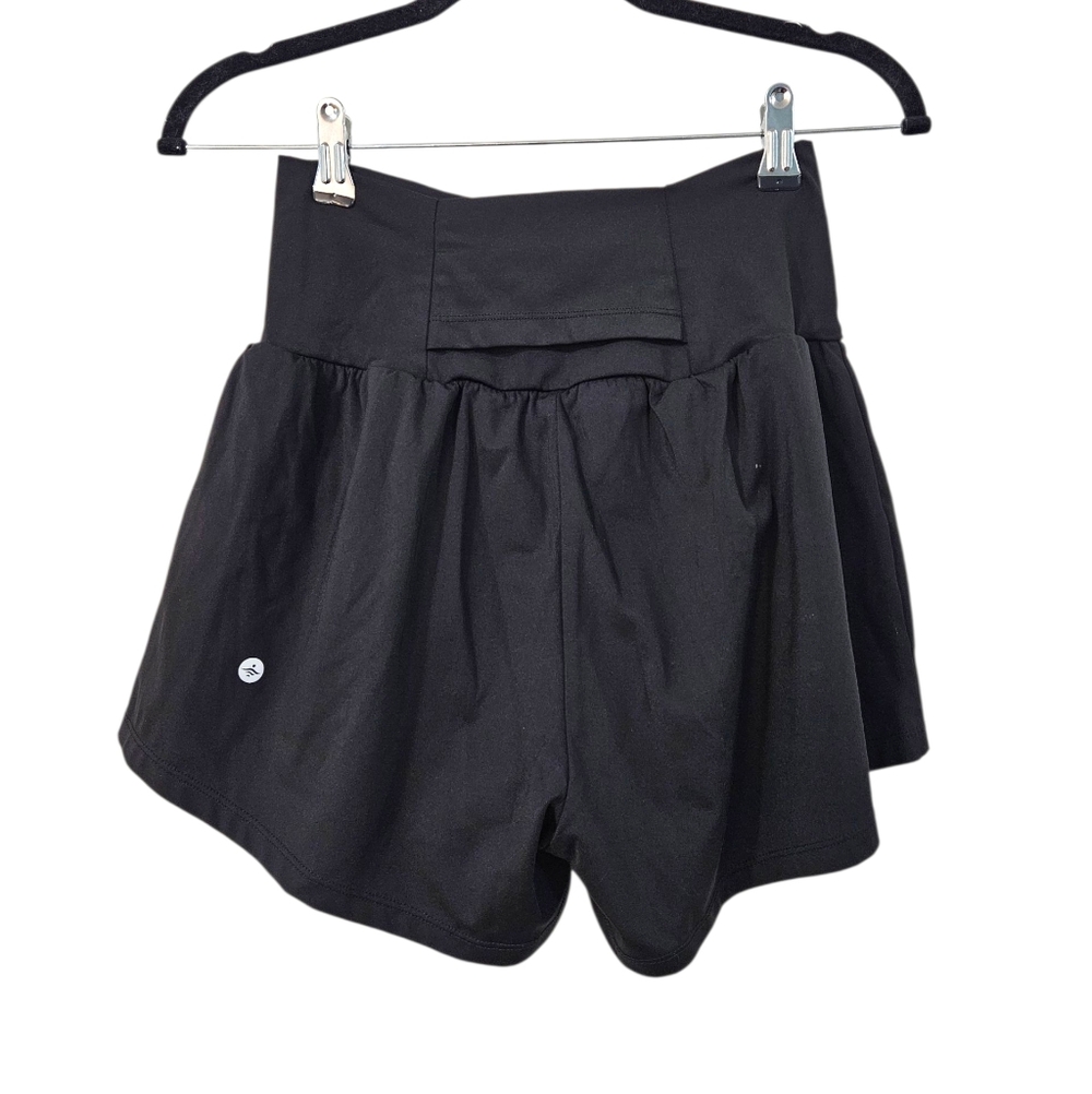 Halara Super High Waisted Back Pocket & Side Hidden Pocket 2-in-1 Yoga Shorts 2 - Picture 5 of 5
